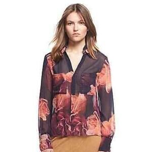 Robert Rodiguez floral blouse NWOT